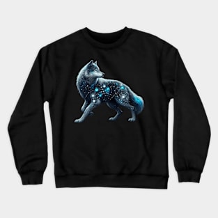 The Celestial wolf. Crewneck Sweatshirt